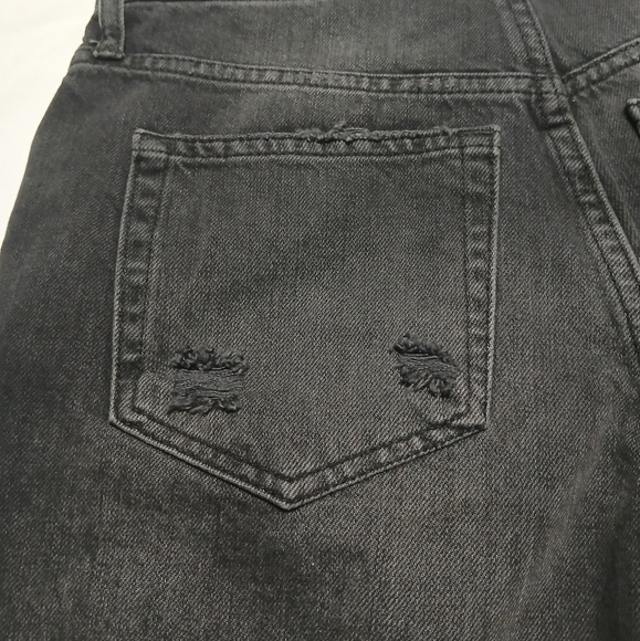 We The Free Black‎ Jean Shorts High-Rise Distressed - Picture 9 of 16